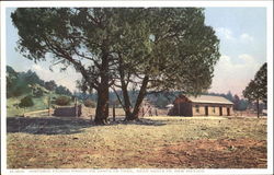 Historic Pigeon Ranch On Santa Fe Trail New Mexico Postcard Postcard