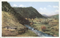 In The Canyon Of The Upper Pecos River Santa Fe, NM Postcard Postcard