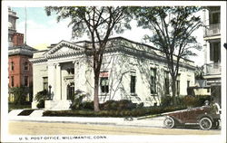 U. S. Post Office Willimantic, CT Postcard Postcard