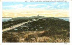 On The Road To Old Spanish Light House San Diego, CA Postcard Postcard