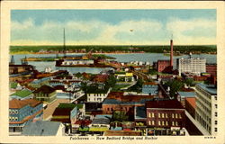 Fairhaven - New Bedford Bridge And Harbor Postcard