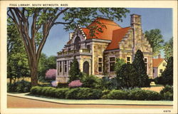 Fogg Library Postcard