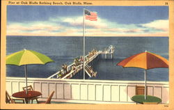 Pier At Oak Bluffs Bathing Beach Postcard