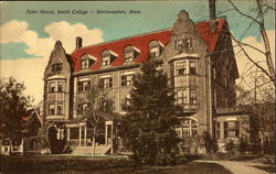 Tyler House, Smith College Postcard