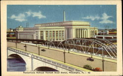 Pennsylvania Railroad Thirtieth Street Station Postcard