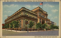 Main Buildings - Drexel Institute Of Technology, 32nd and Chestnut Streets Philadelphia, PA Postcard Postcard