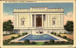 Rodin Museum, Parkway Philadelphia, PA Postcard Postcard