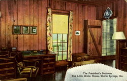 The President's Bedroom, Little White House Warm Springs, GA Postcard Postcard