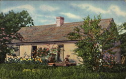 Old Slave House Of Retreat Plantation, Demere Road And Retreat Avenue Postcard