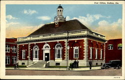 Post Office Dalton, GA Postcard Postcard