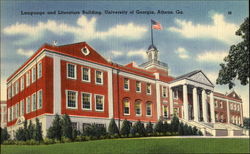 Language And Literature Building, University Of Georgia Athens, GA Postcard Postcard