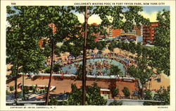 Children's Wading Pool In Fort Tryon Park Postcard