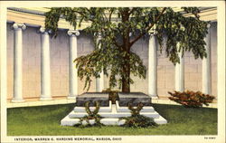 Interior Warren G. Harding Memorial Marion, OH Postcard Postcard