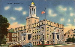 City Hall Newport, RI Postcard Postcard