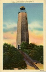 Old Lighthouse Postcard