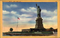 Statue Of Liberty Postcard