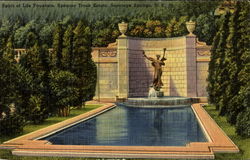 Spirit Of Life Fountain, Spencer Trask Estae Saratoga Springs, NY Postcard Postcard