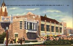 West Bathhouse And Marine Dining Room, Jones Beach State Park Postcard