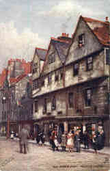 Tuck's Oilette Old Edinburgh, Huntly House Tuck's Oilette Series Postcard Postcard