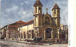 Tuck's Oilette Havana. Iglesia Del Cristo Postcard