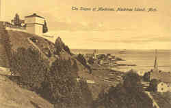 The Slopes of Mackinac Postcard