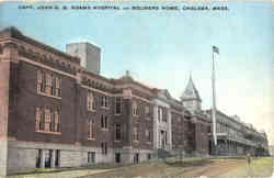 Capt. John G. B. Adams Hospital and Soldiers Home Postcard