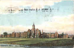 Mass. Hospital for Insane Danvers, MA Postcard Postcard