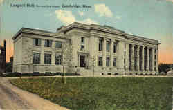 Langdell Hall, Harvard Law School Postcard