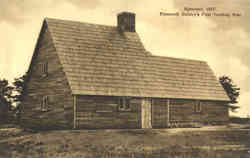 Plymouth Colony's First Trading Post Postcard