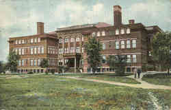 Forest Park School Springfield, MA Postcard Postcard