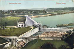 Metropolitan Dam Clinton, MA Postcard Postcard