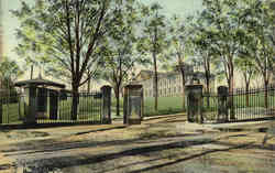 Lower Armory Gates Springfield, MA Postcard Postcard