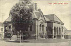 Public Library Postcard