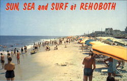 Sun Sea And Surf At Rehoboth Rehoboth Beach, DE Postcard Postcard