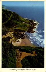 Cape Perpetua On The Oregon Coast Scenic, OR Postcard Postcard