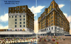 The Mayflower Atlantic City, NJ Postcard Postcard