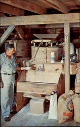 Grinding Corn Meal, Blue Ridge Parkway Postcard