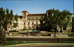 The Community Center Houses Postcard