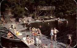 Len-A-Pe Village Resort, Pike County Tafton, PA Postcard Postcard