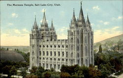 The Mormon Temple Salt Lake City, UT Postcard Postcard