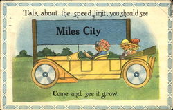 Miles City Montana Postcard Postcard