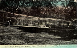 Union Park Aviary Des Moines, IA Postcard Postcard