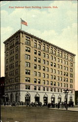 First National Bank Building Lincoln, NE Postcard Postcard