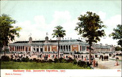 Machinery Hall 1907 Jamestown Exposition Postcard Postcard