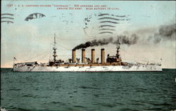 U. S. Armored Cruiser Navy Postcard Postcard