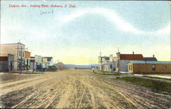 Dakota Ave. Looking East Ardmore, SD Postcard Postcard