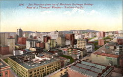 From Top Of Merchants Exchange Building Postcard