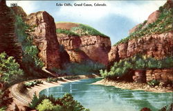 Echo Cliffs, Grand River Canyon Postcard