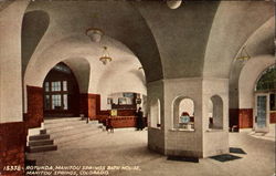 Rotunda Manitou Springs Bath House Colorado Postcard Postcard