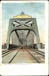 Victoria Jubilee Bridge Montreal, PQ Canada Quebec Postcard Postcard